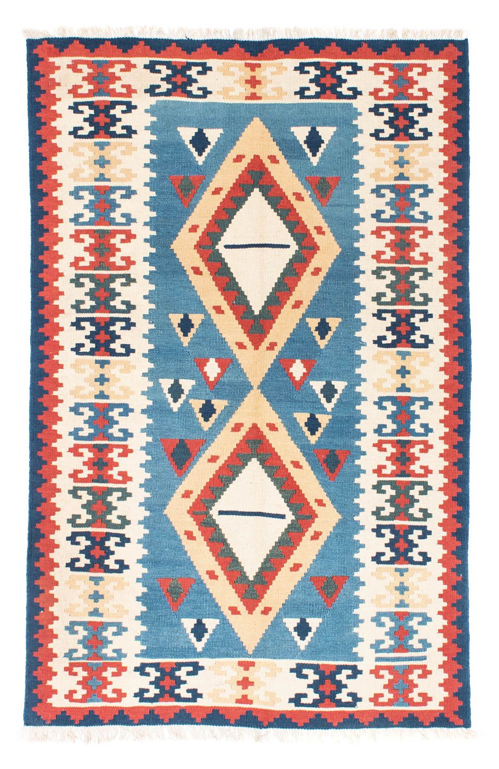 Kelim Rug - Oriental - 183 x 116 cm - turquoise