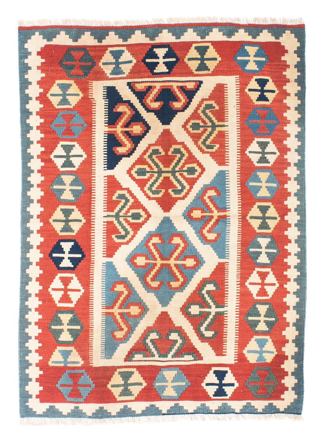 Kelim Rug - Oriental - 152 x 110 cm - red