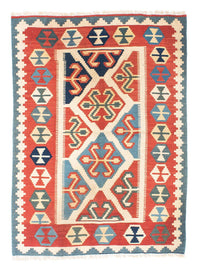 Kelim Rug - Oriental - 152 x 110 cm - red