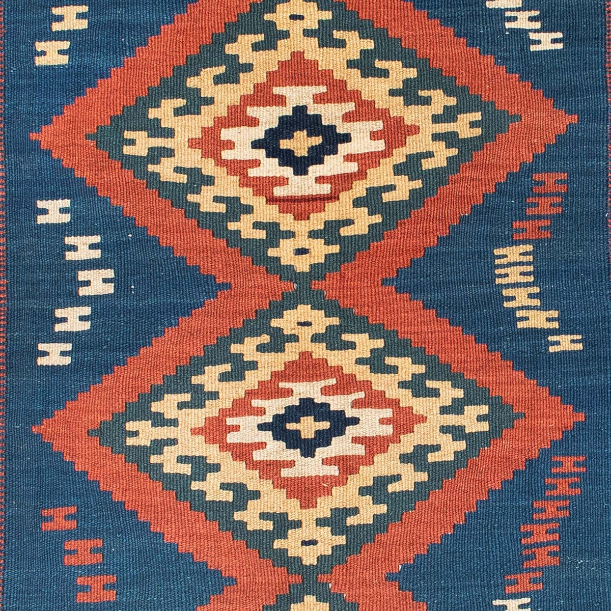 Kelim Rug - Oriental - 143 x 108 cm - blue