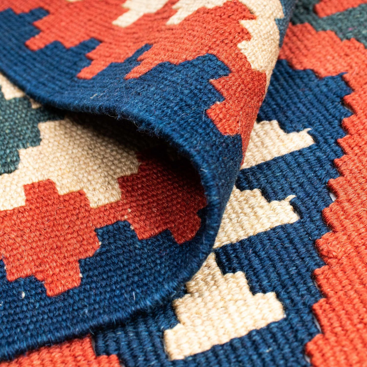 Kelim Rug - Oriental - 145 x 100 cm - red