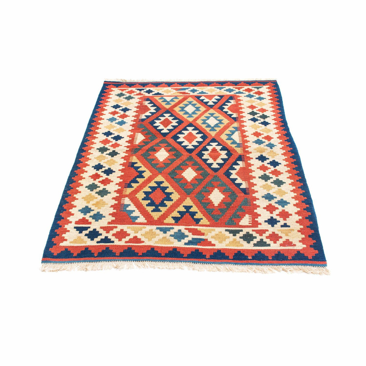 Kelim Rug - Oriental - 145 x 100 cm - red