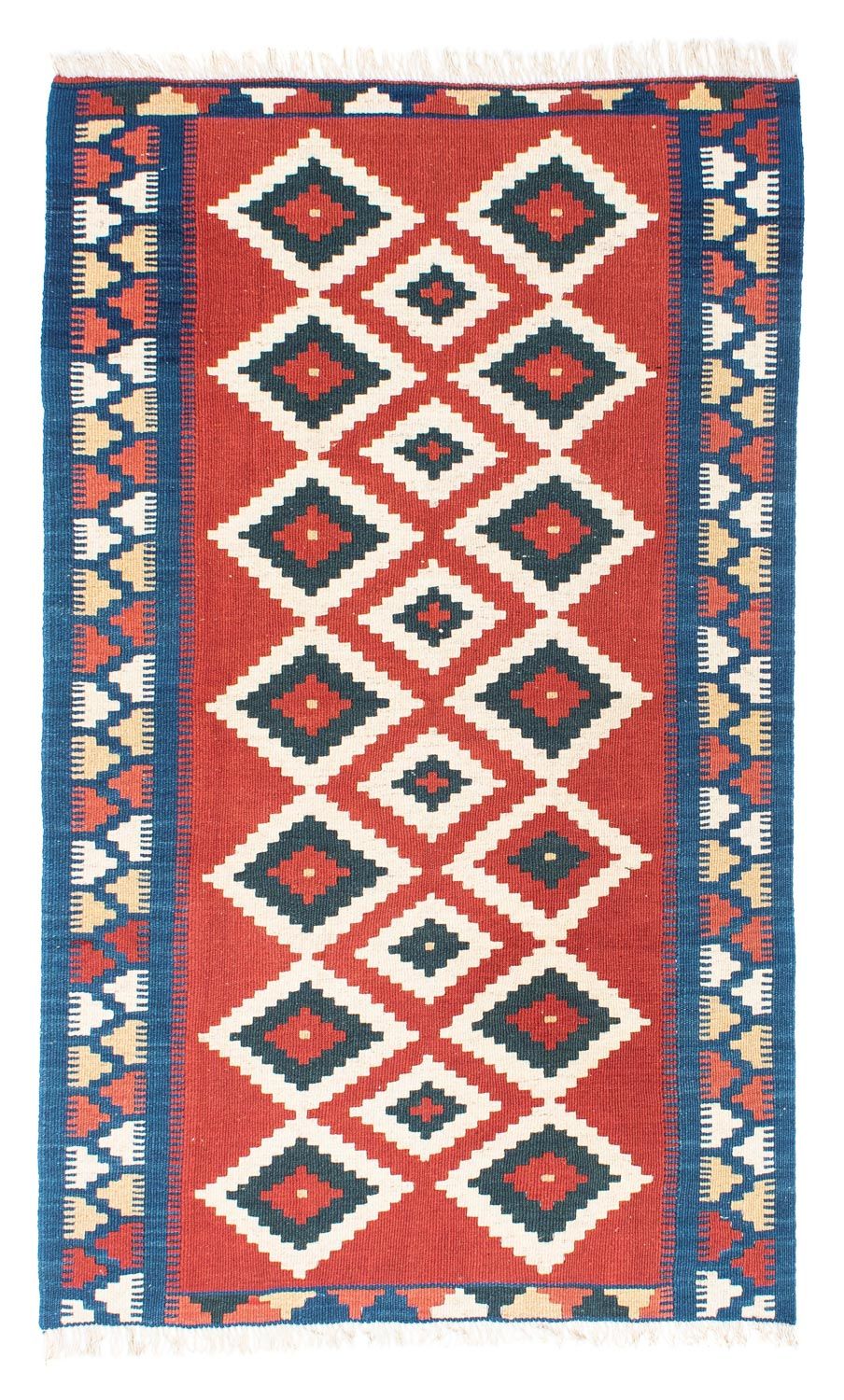 Kelim Rug - Oriental - 156 x 98 cm - red