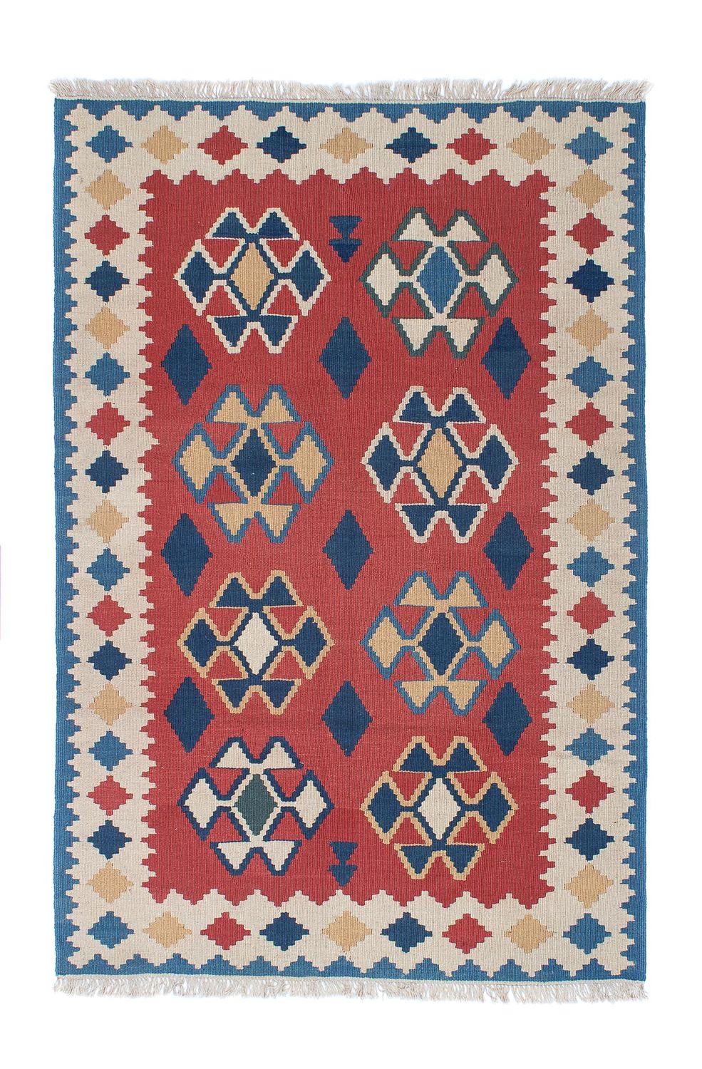 Kelim Rug - Oriental - 180 x 120 cm - dark red