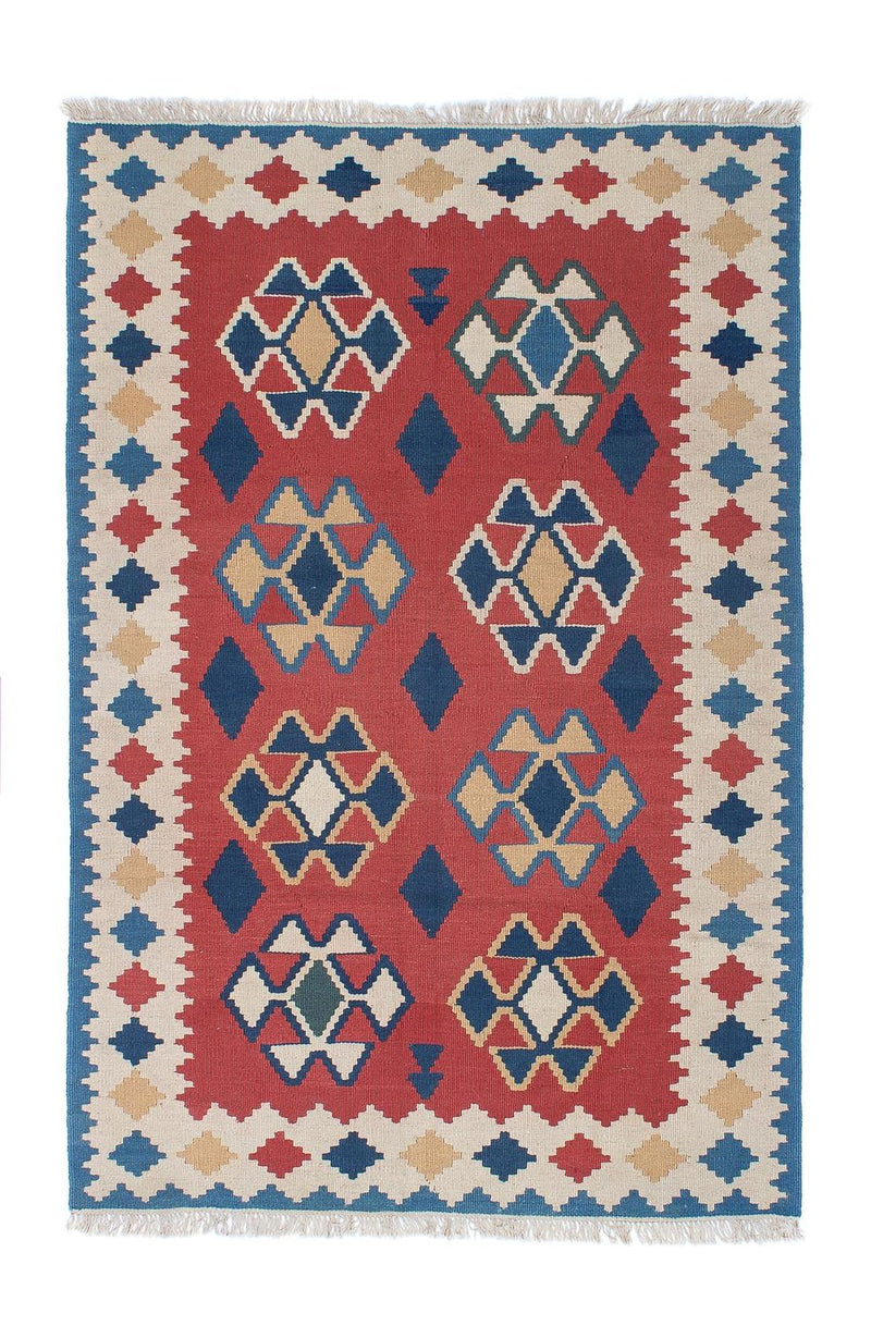Kelim Rug - Oriental - 180 x 120 cm - dark red