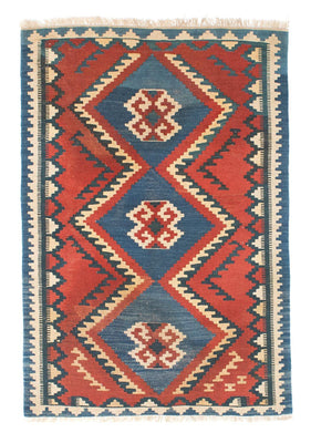 Kelim Rug - Oriental - 156 x 98 cm - rust