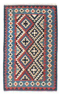 Kelim Rug - Oriental - 160 x 103 cm - blue