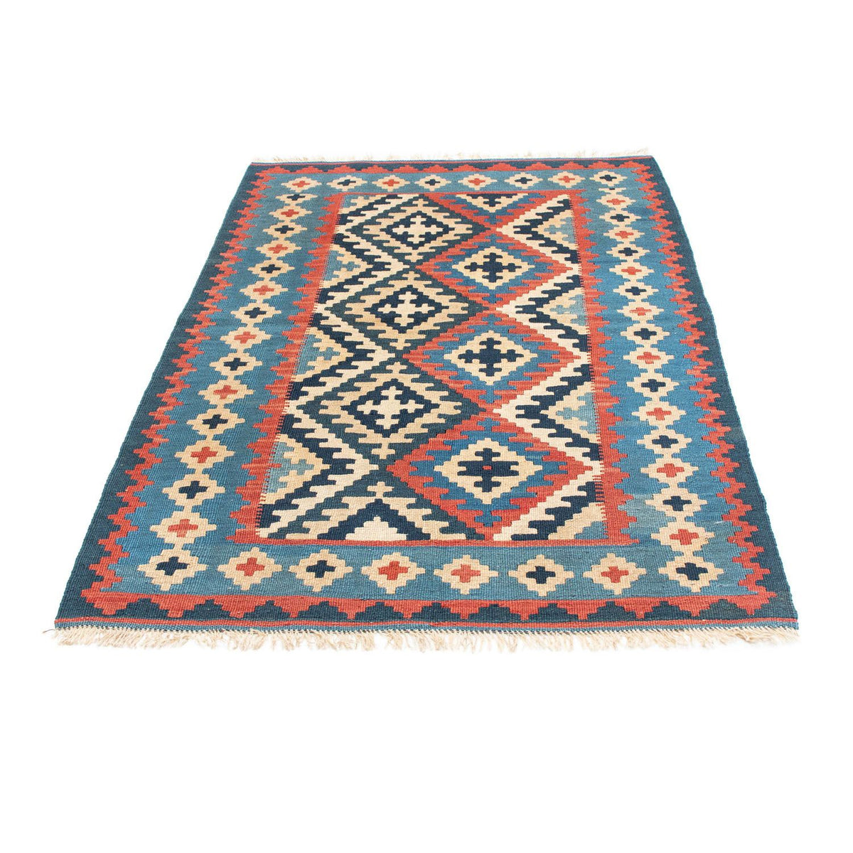 Kelim Rug - Oriental - 160 x 103 cm - blue