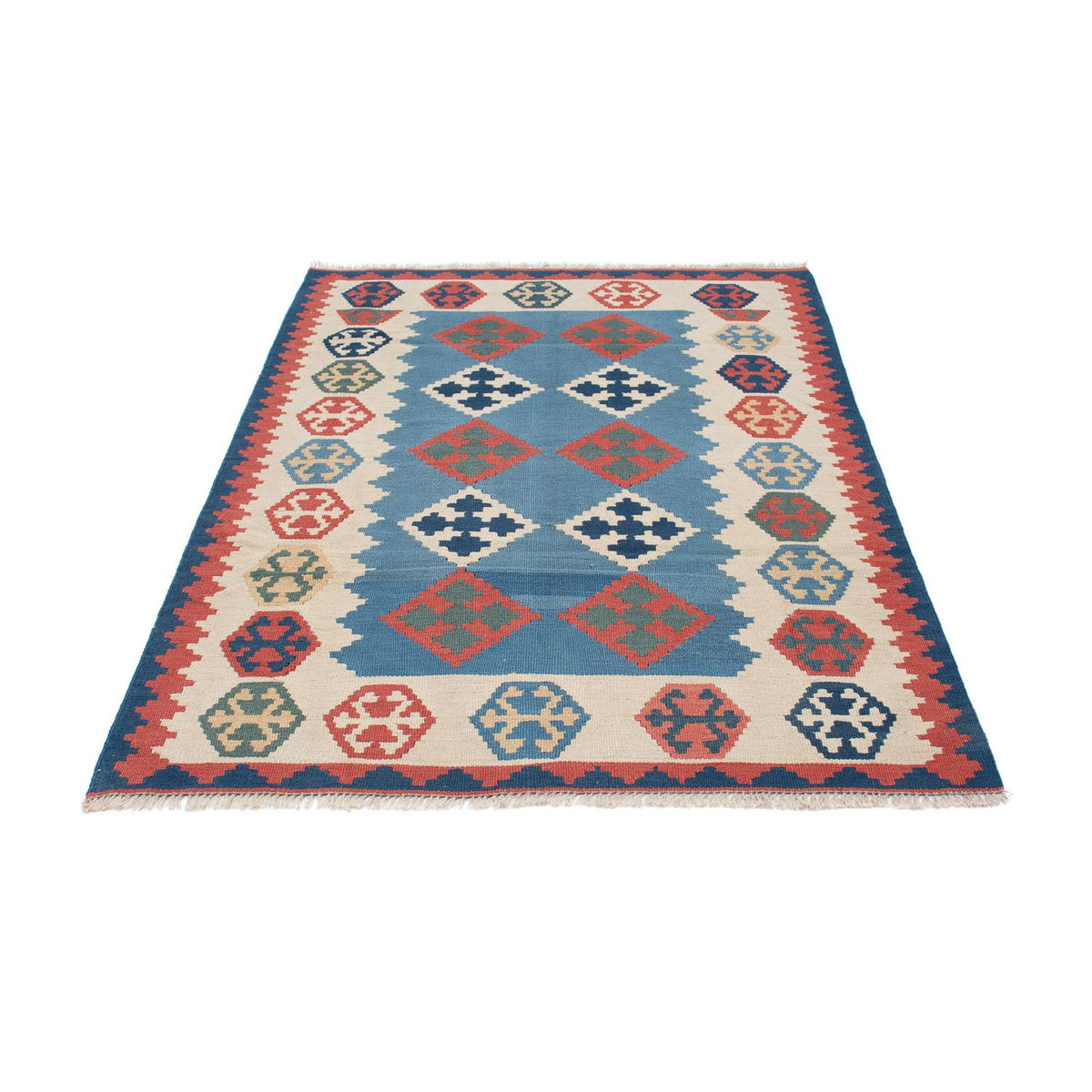 Kelim Rug - Oriental - 168 x 115 cm - blue