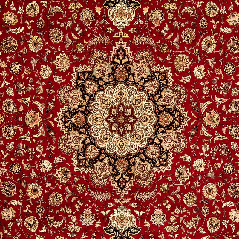 Perser Rug - Tabriz - Royal - 367 x 253 cm - dark red