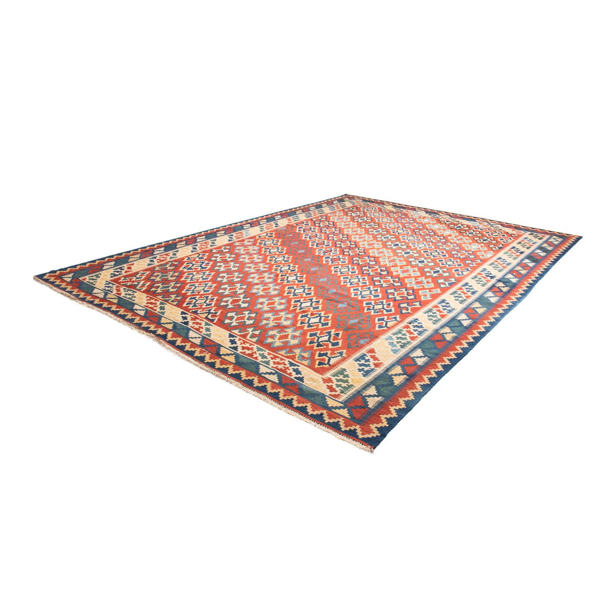 Kelim Rug - Oriental - 400 x 293 cm - dark red