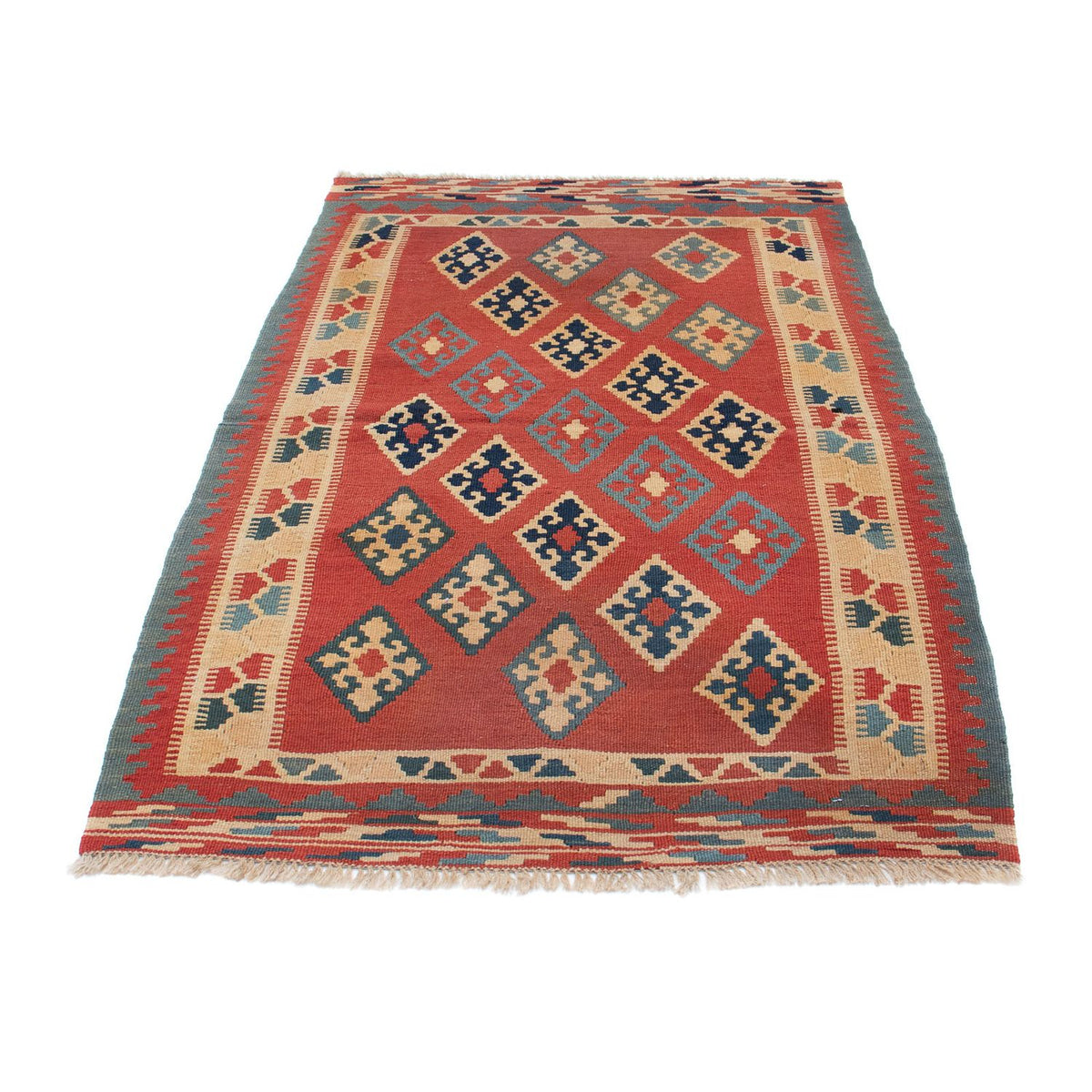 Kelim Rug - Oriental - 161 x 96 cm - dark red