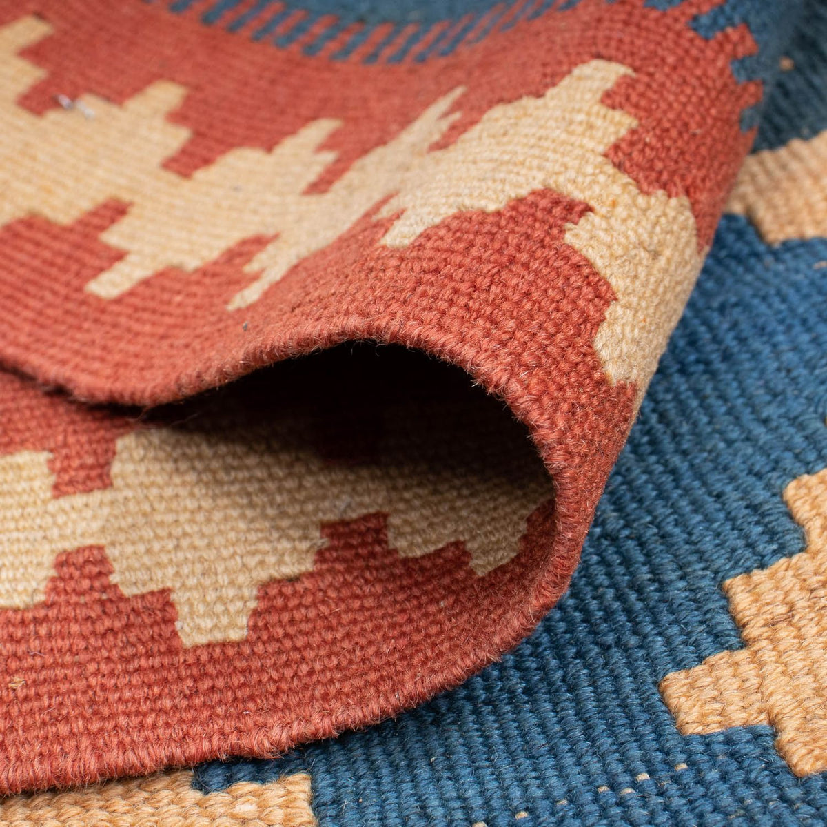 Kelim Rug - Oriental - 149 x 98 cm - blue