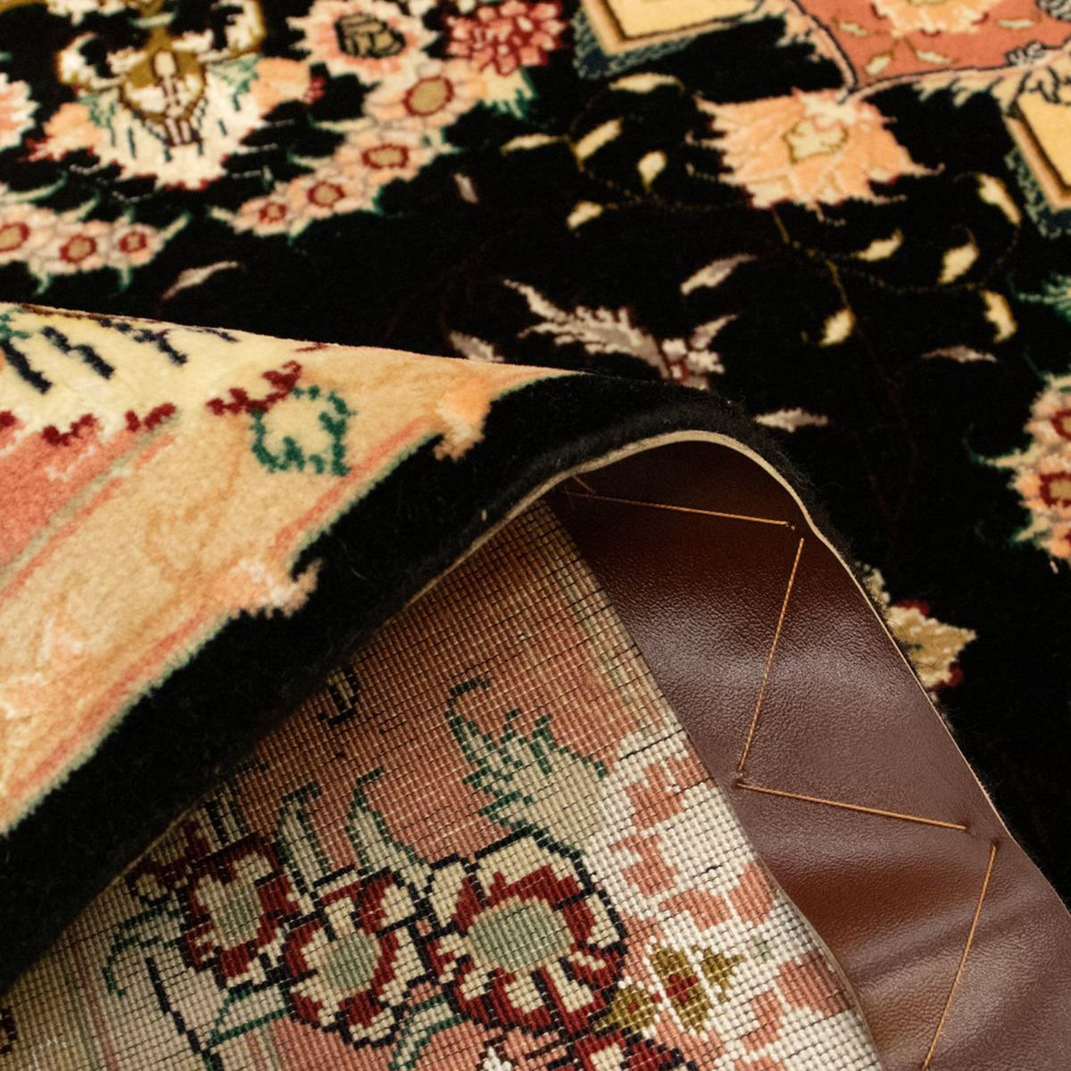 Perser Rug - Tabriz - Royal - 147 x 100 cm - black