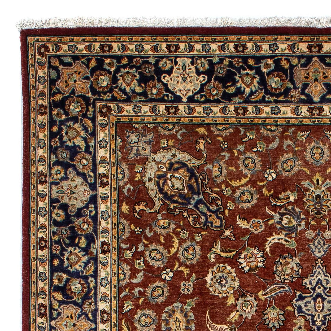 Qom Rug 205x133cm - Persian Rugs