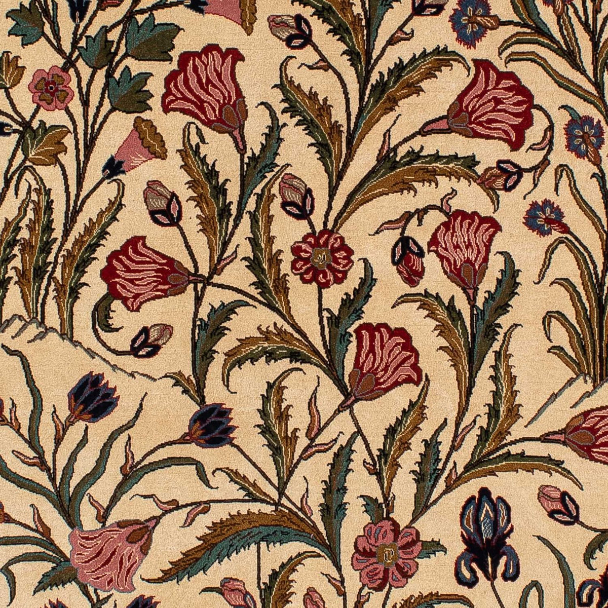 Perser Rug - Ghom - 195 x 122 cm - light brown