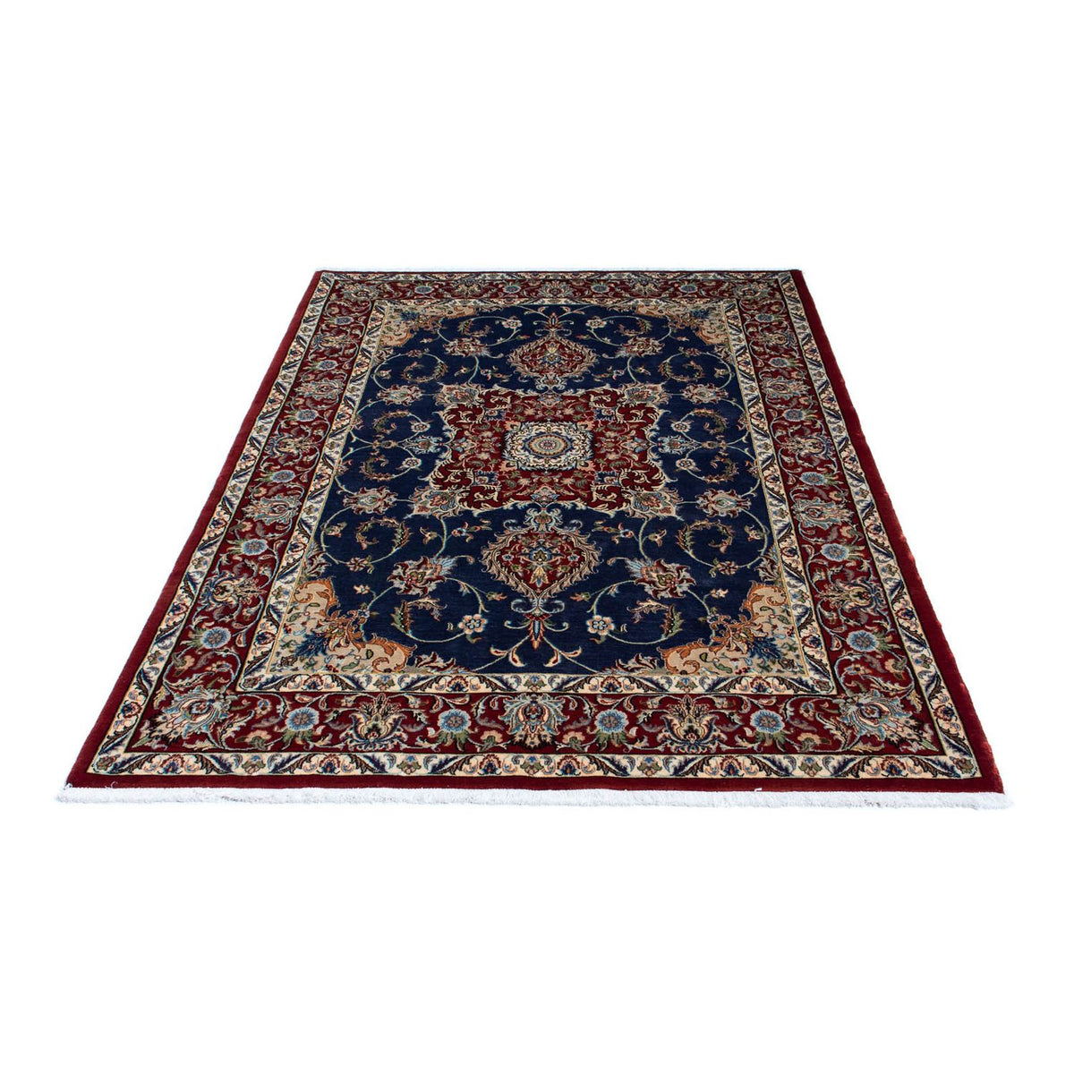 Perser Rug - Ghom - 193 x 133 cm - dark blue