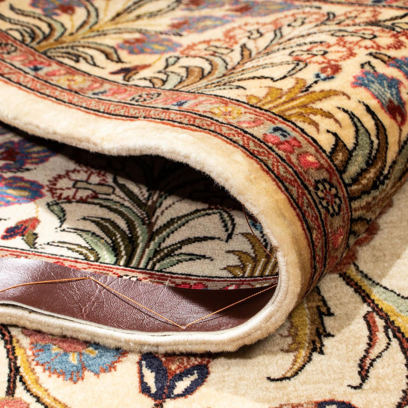 Perser Rug - Ghom - 206 x 142 cm - light brown