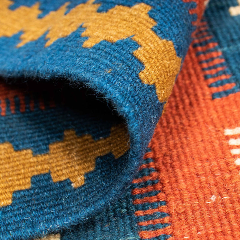 Kelim Rug - Oriental - 145 x 100 cm - blue