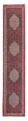 Runner Perser Rug - Bidjar - 415 x 82 cm - dark red