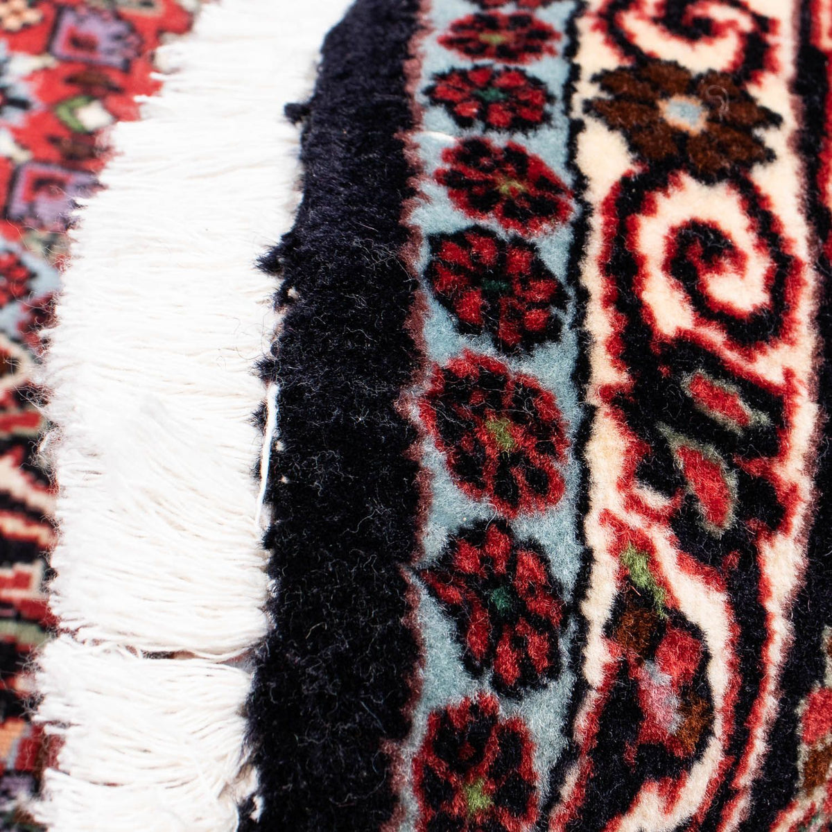 Perser Rug - Bidjar round  - 200 x 200 cm - dark red