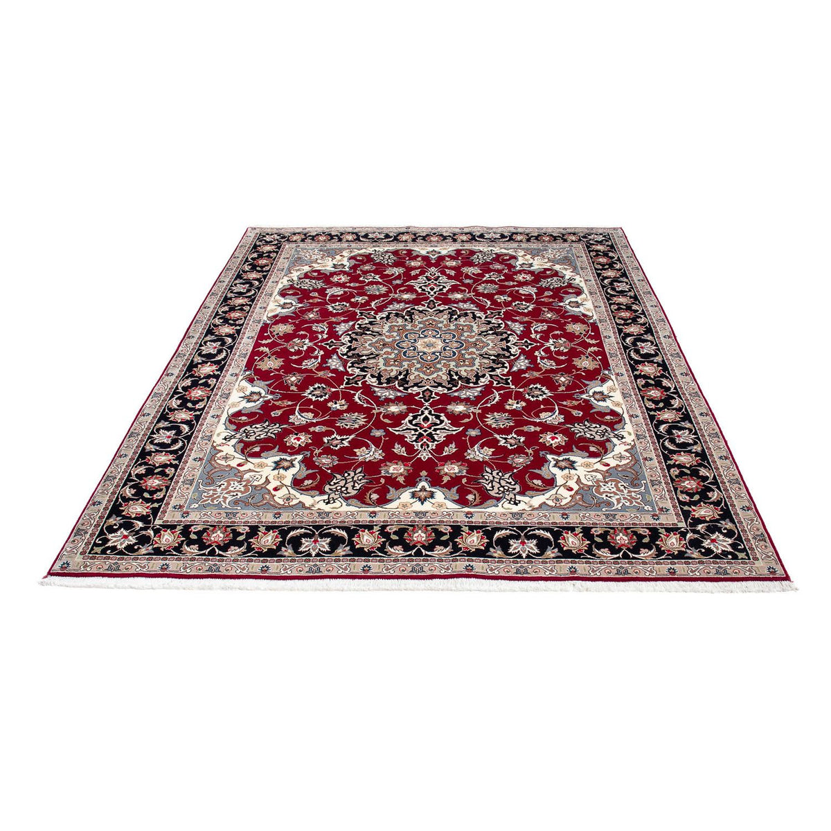 Perser Rug - Tabriz - Royal - 198 x 154 cm - dark red