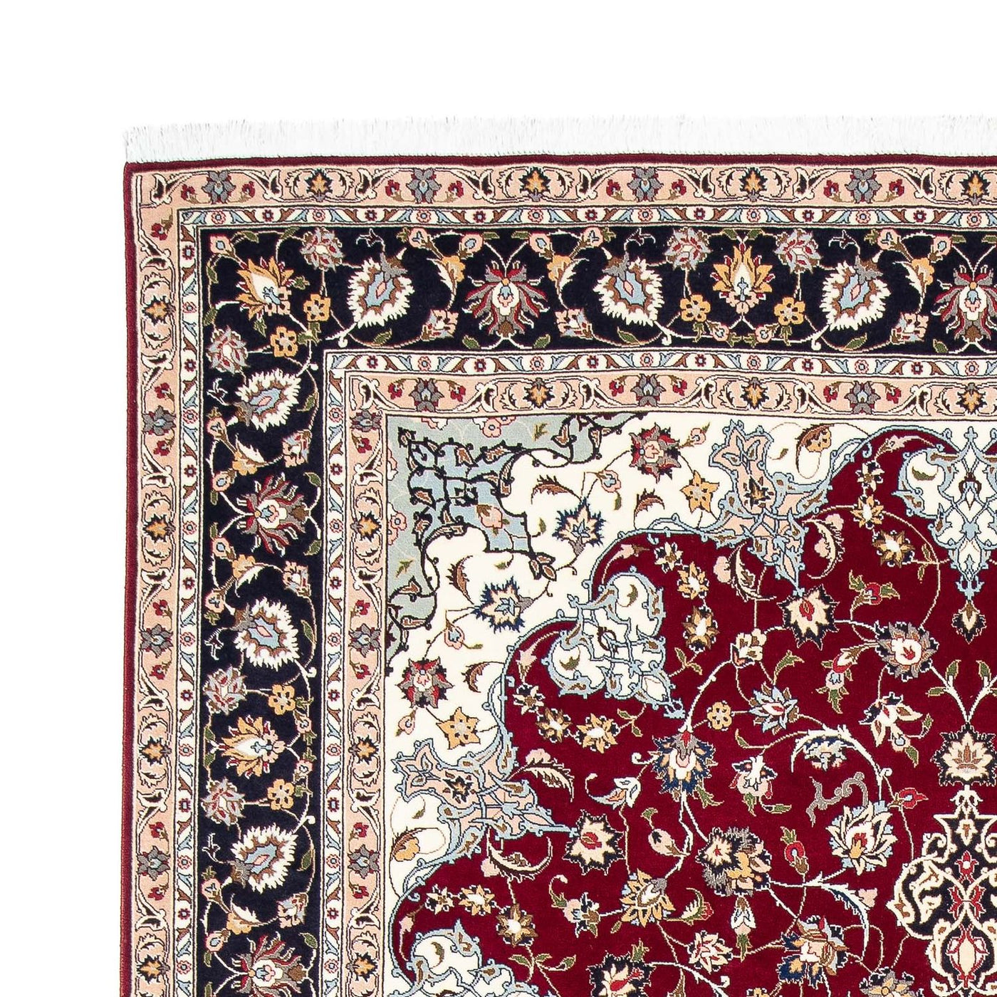 Tabriz - 50 Raj Rug 302x203cm - Persian Rugs