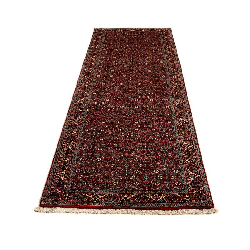 Runner Perser Rug - Bidjar - 296 x 81 cm - dark red