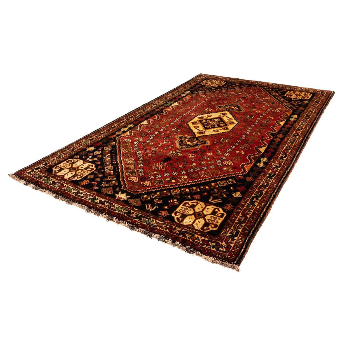 Perser Rug - Nomadic - 276 x 172 cm - dark red
