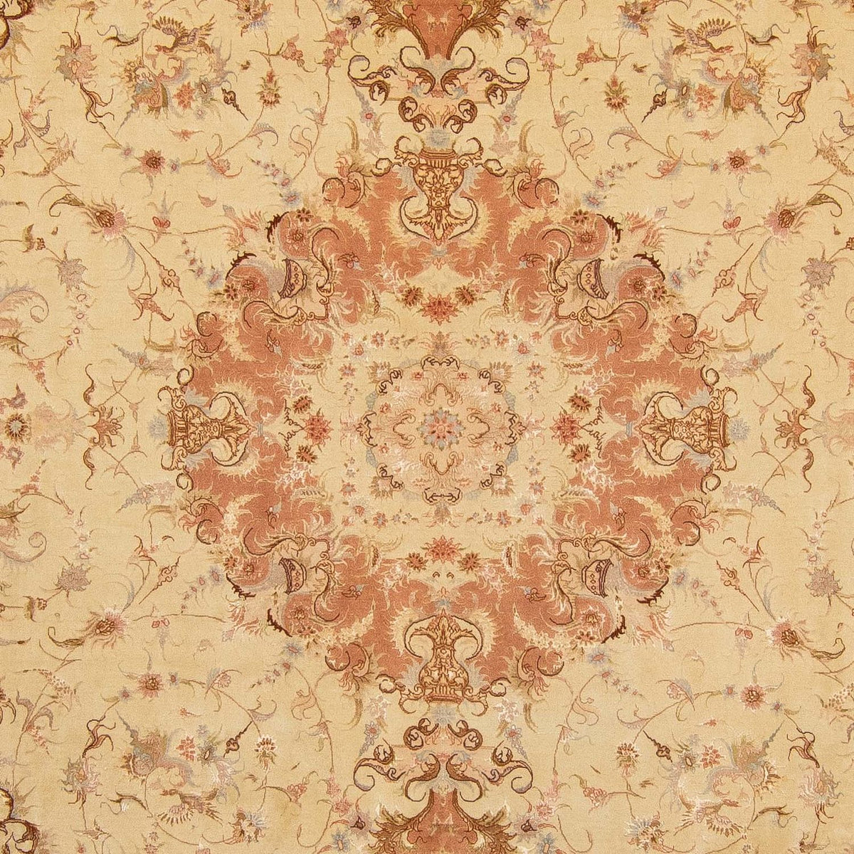 Perser Rug - Tabriz - Royal - 400 x 303 cm - light brown