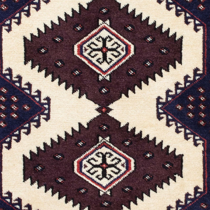 Turkaman Rug - 139 x 87 cm - multicolored