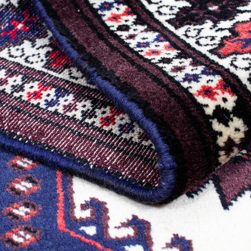Turkaman Rug - 133 x 86 cm - multicolored