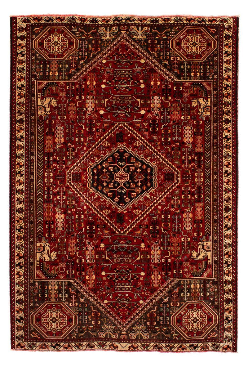Perser Rug - Nomadic - 289 x 196 cm - dark red