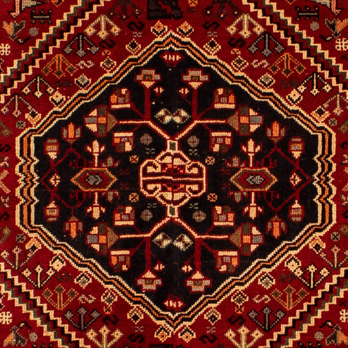 Perser Rug - Nomadic - 289 x 196 cm - dark red
