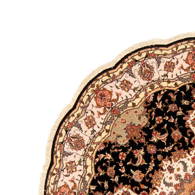 Perser Rug - Tabriz - Royal round  - 208 x 208 cm - dark blue