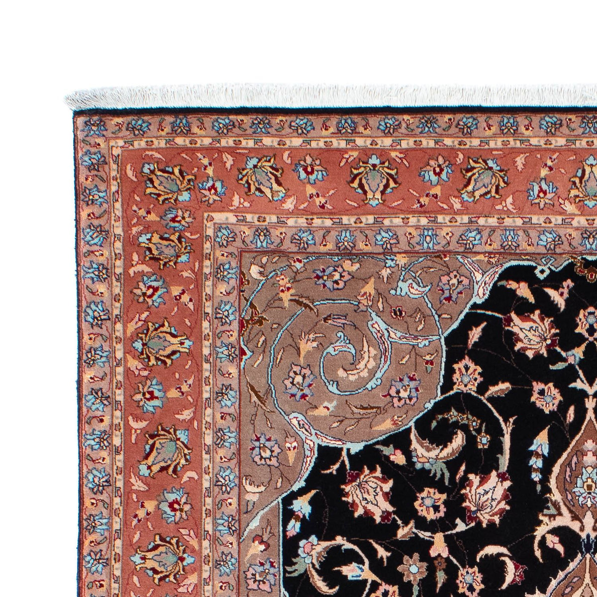 Tabriz - 50 Raj Rug 155x201cm - Persian Rugs