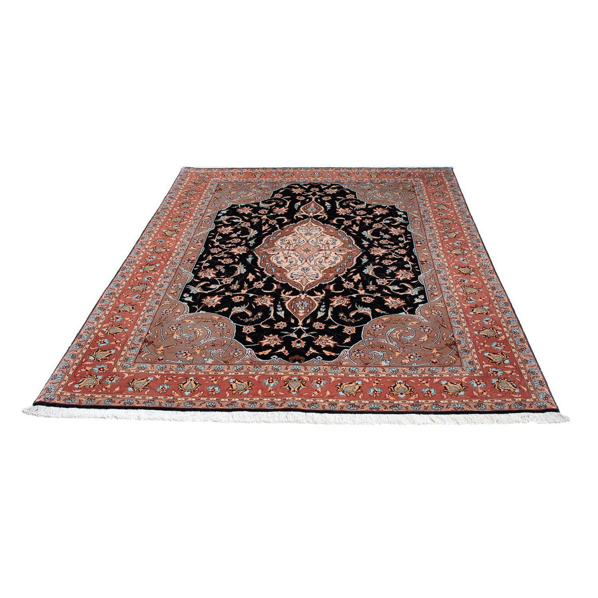 Perser Rug - Tabriz - Royal - 201 x 155 cm - dark blue