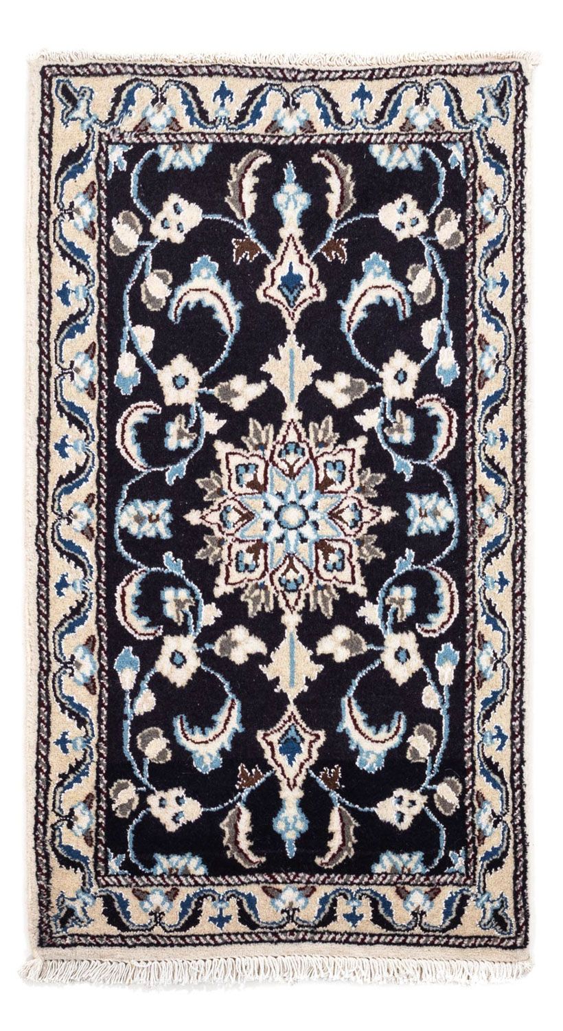 Perser Rug - Nain - 101 x 55 cm - dark blue