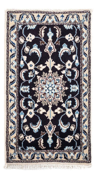 Perser Rug - Nain - 101 x 55 cm - dark blue