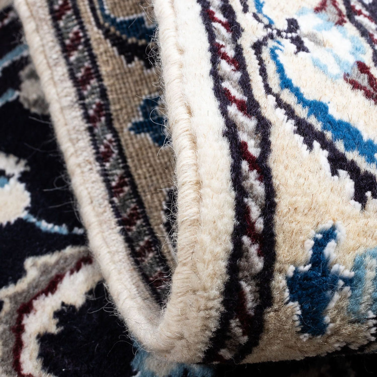 Perser Rug - Nain - 101 x 55 cm - dark blue