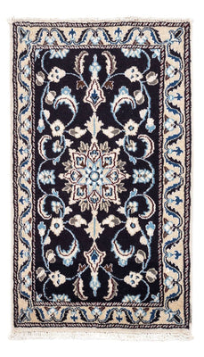 Perser Rug - Nain - 101 x 57 cm - dark blue