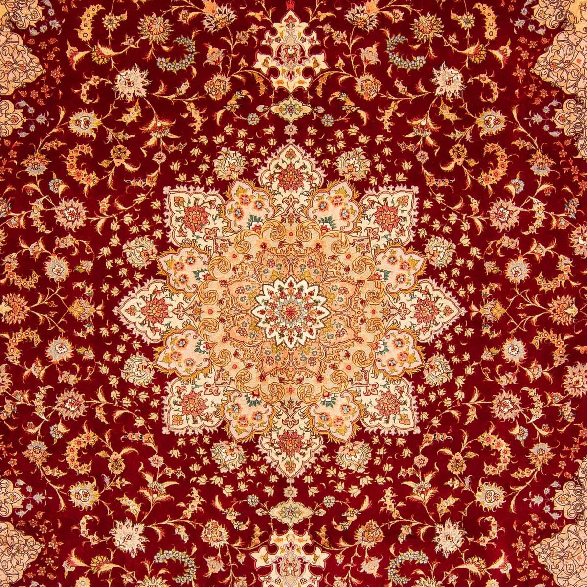 Perser Rug - Tabriz - Royal - 400 x 300 cm - dark red