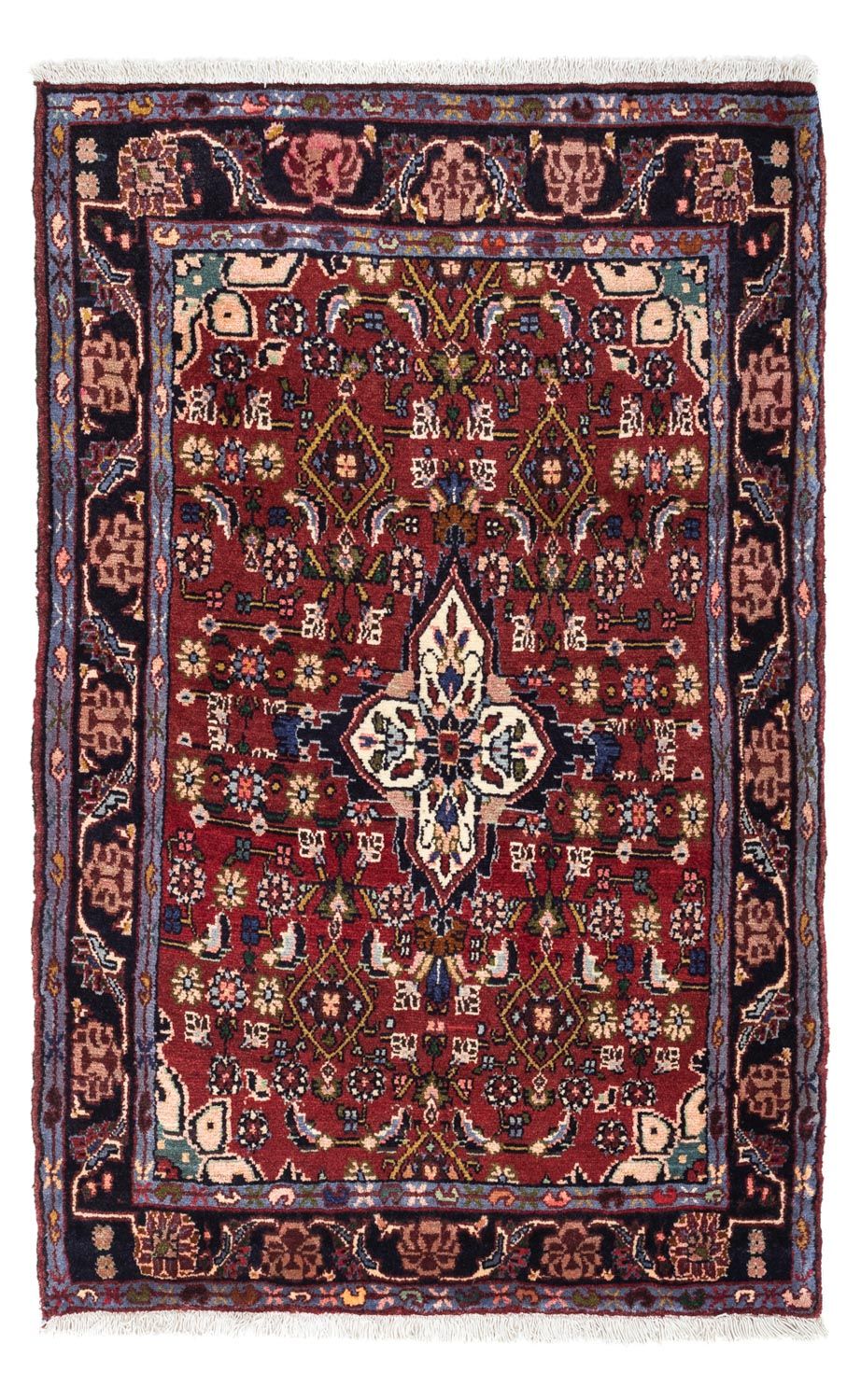 Perser Rug - Nomadic - 130 x 83 cm - dark red