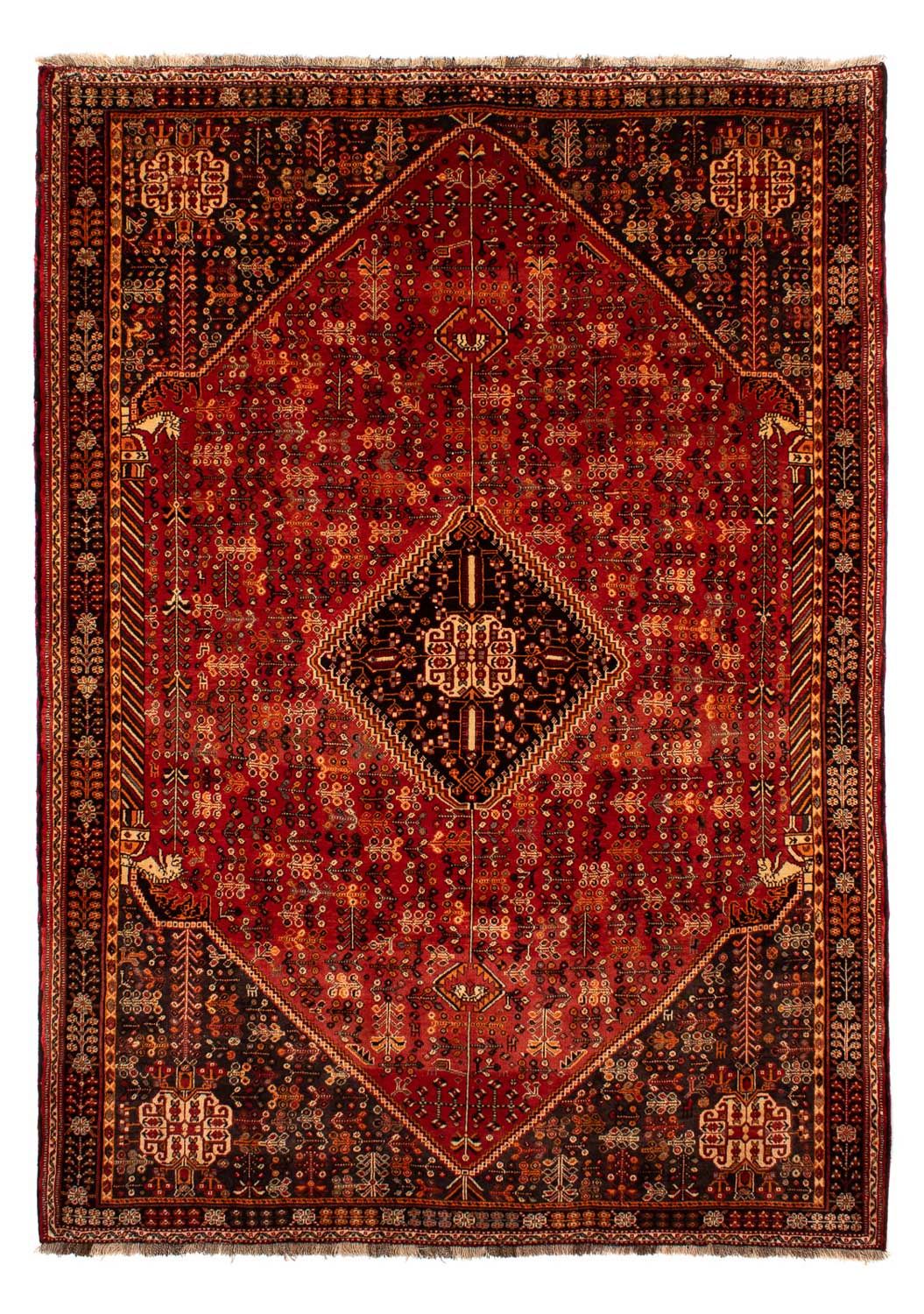 Perser Rug - Nomadic - 288 x 203 cm - dark red