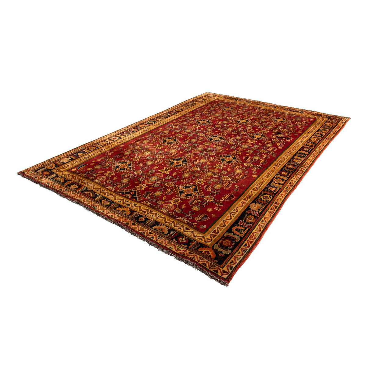 Perser Rug - Nomadic - 296 x 190 cm - dark red