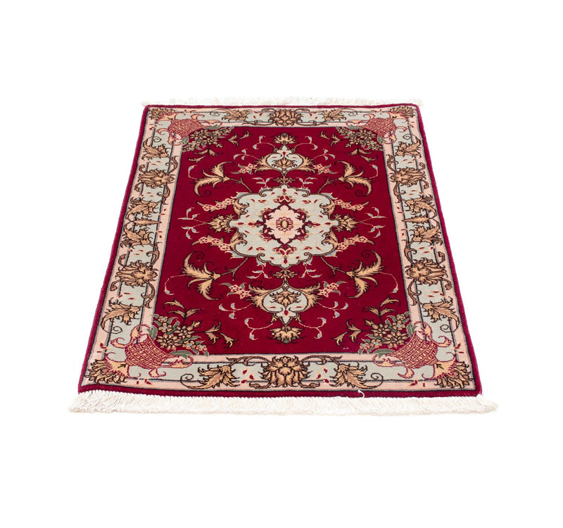 Tabriz - 50 Raj Rug 87x60cm - Persian Rugs