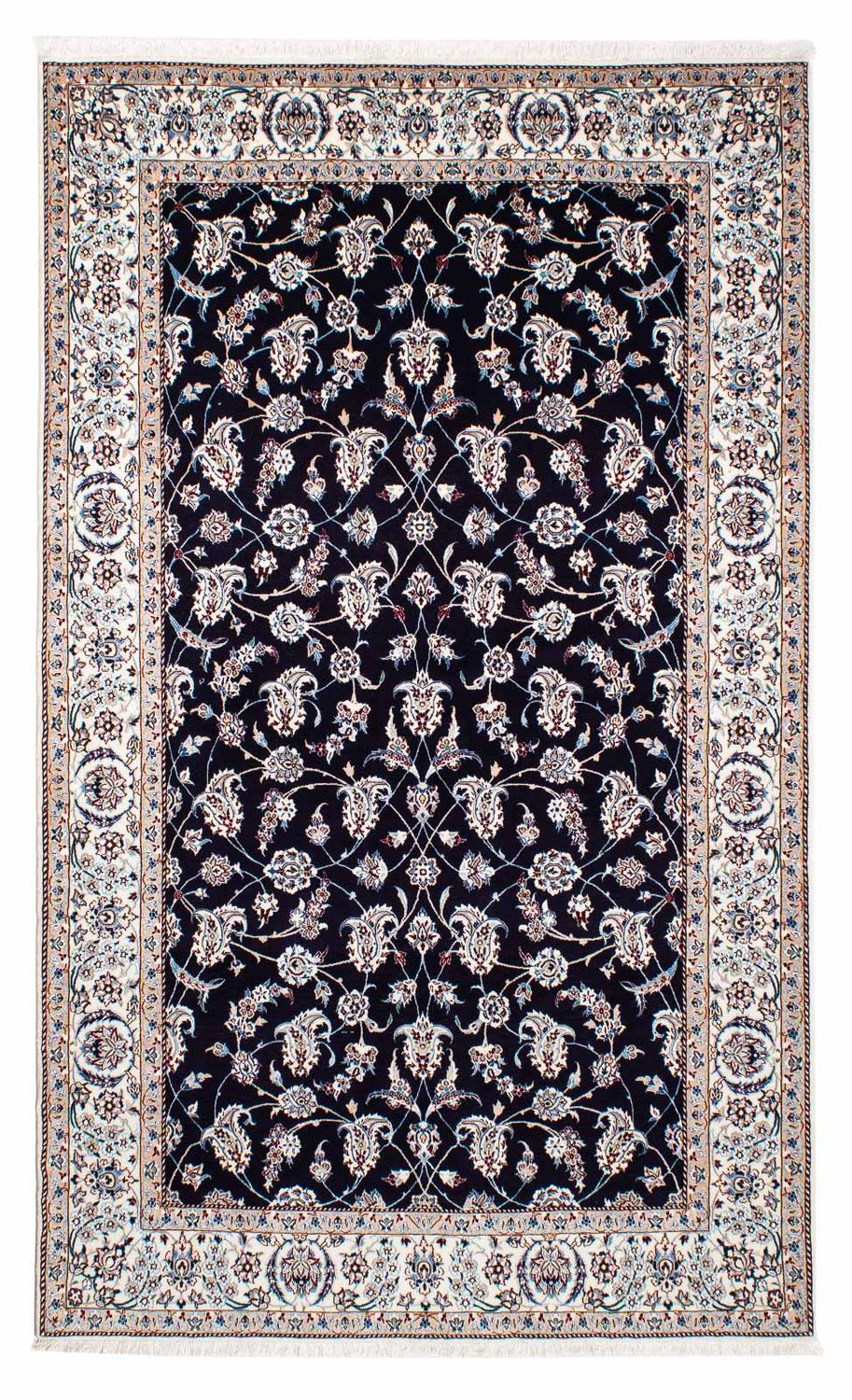 Perser Rug - Nain - Premium - 227 x 139 cm - dark blue
