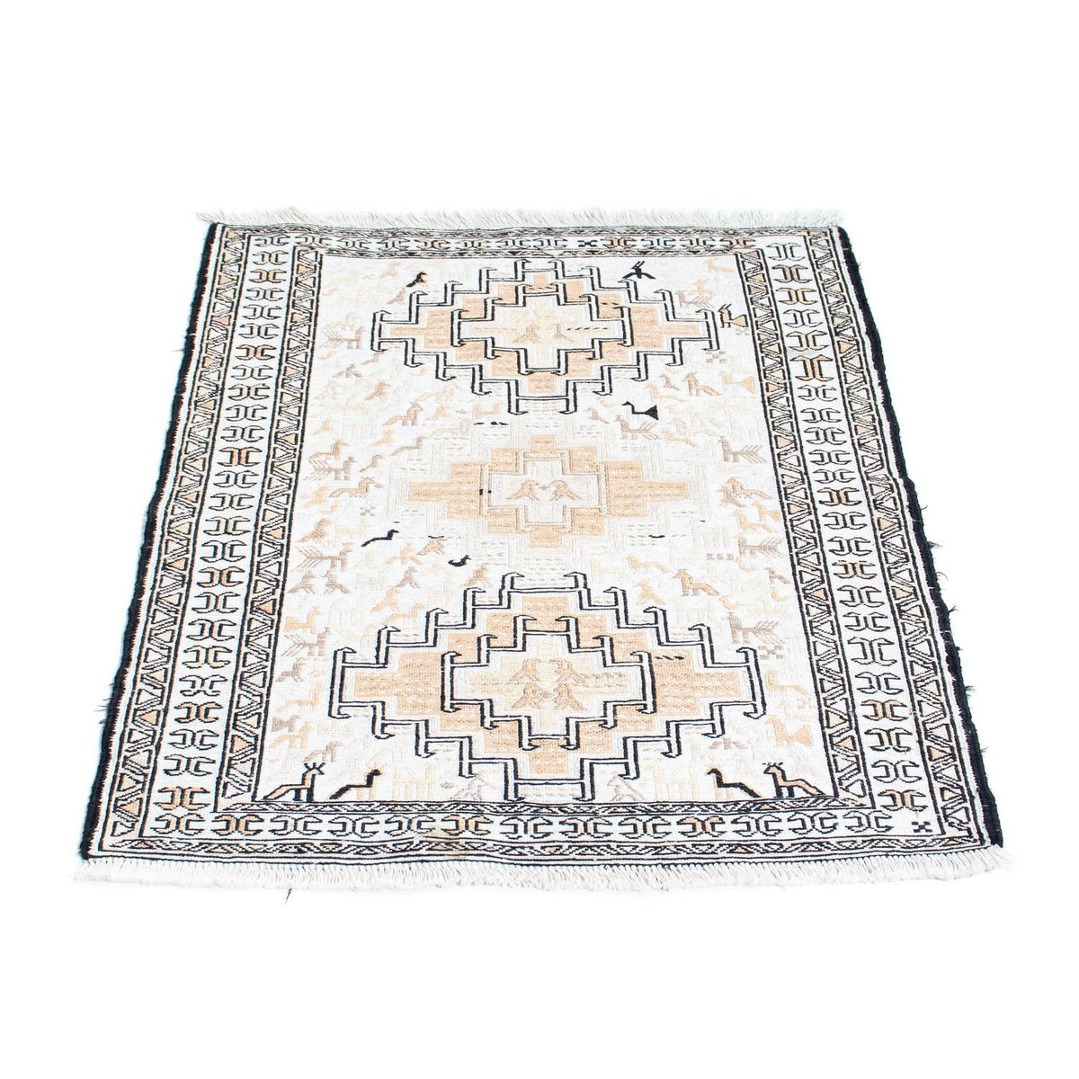 Kelim Rug - Oriental - 95 x 71 cm - beige