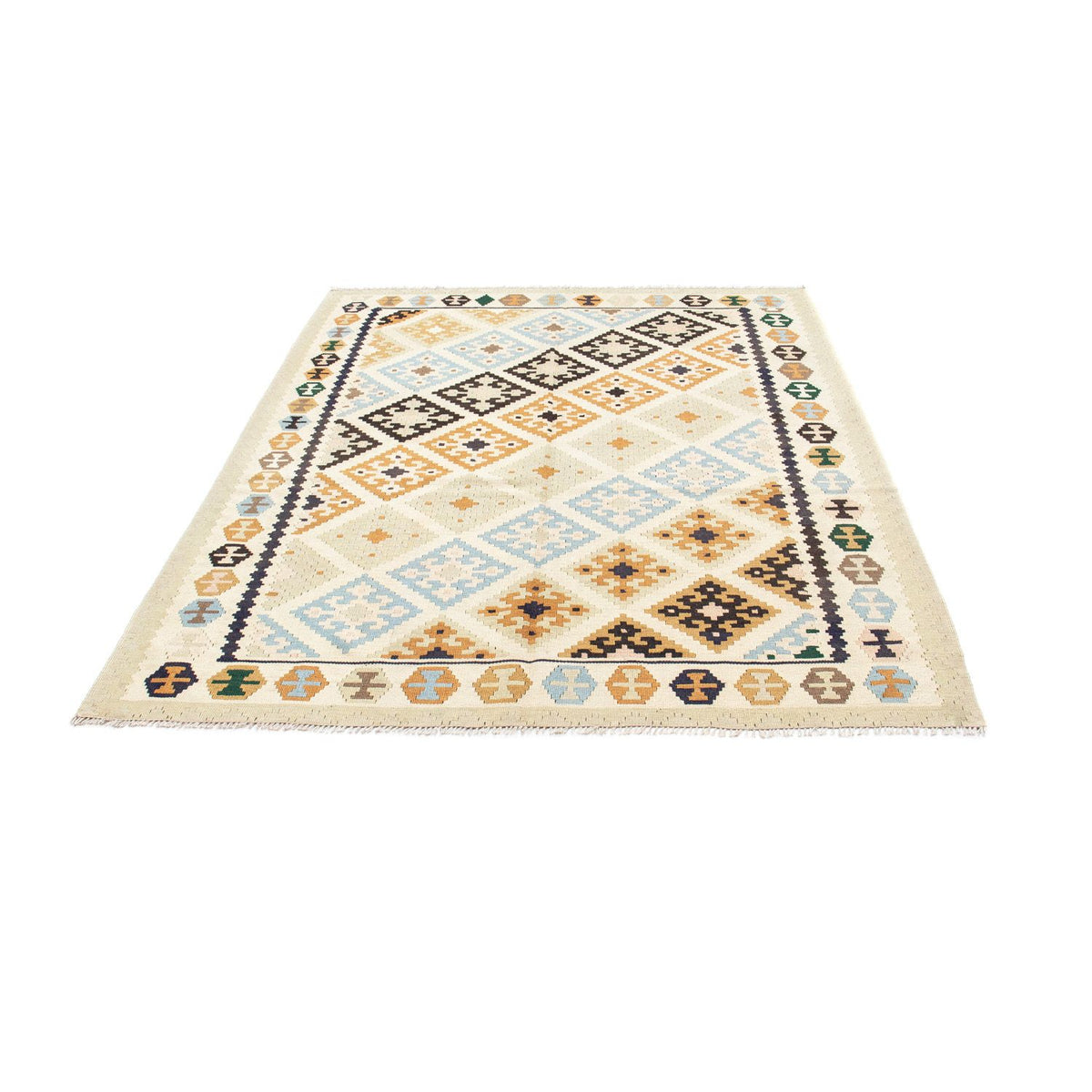 Kelim Rug - Oriental - 195 x 158 cm - beige