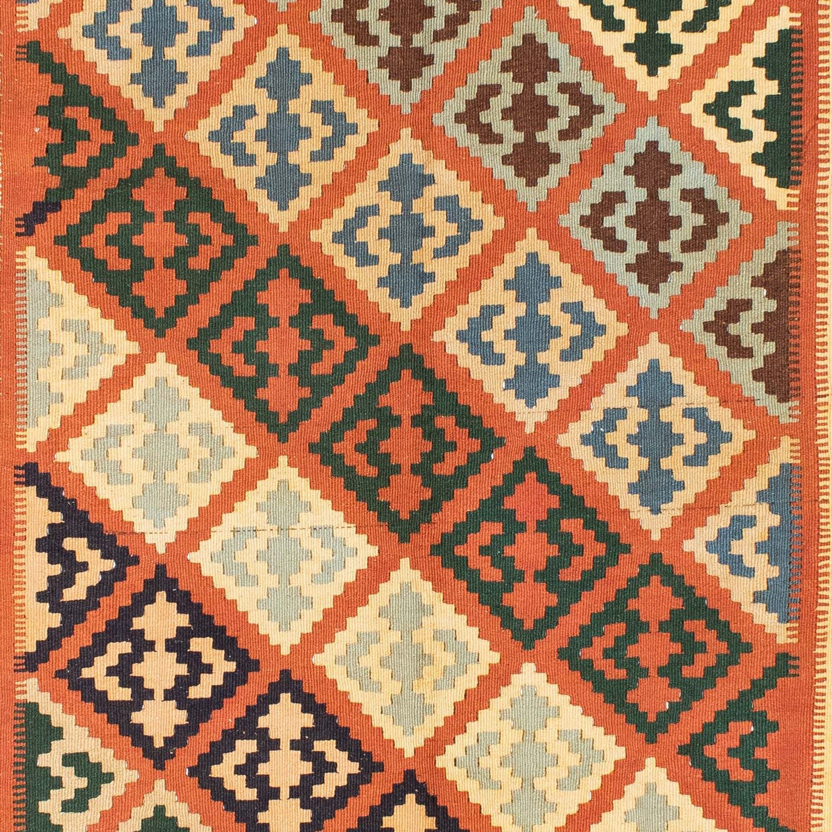 Kelim Rug - Oriental - 208 x 157 cm - rust
